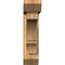 Ekena Millwork Balboa Slat Smooth Bracket w/ Offset Brace, Western Red Cedar, 5 1/2"W x 22"D x 22"H BKT0604X22X22BOA06SWR - alternate 4